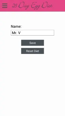 28 Day Egg Diet android App screenshot 1